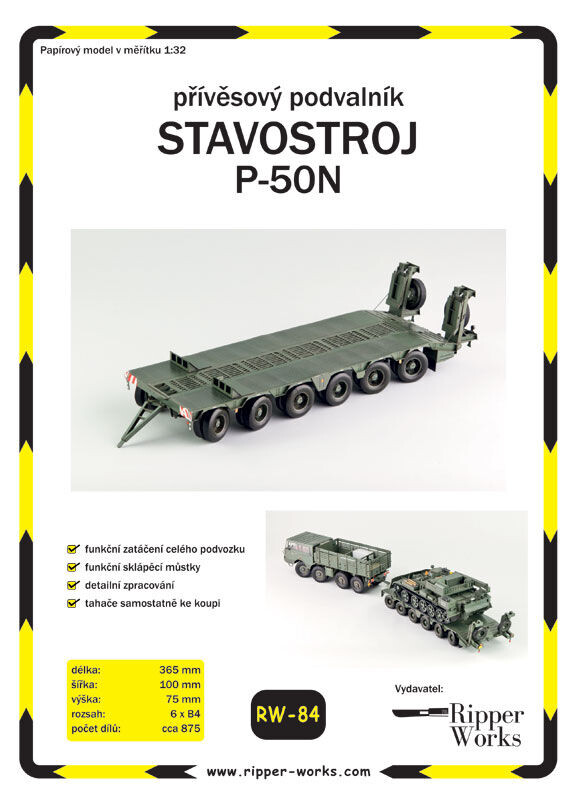 RW 84 Stavostroj P-50N podvalník